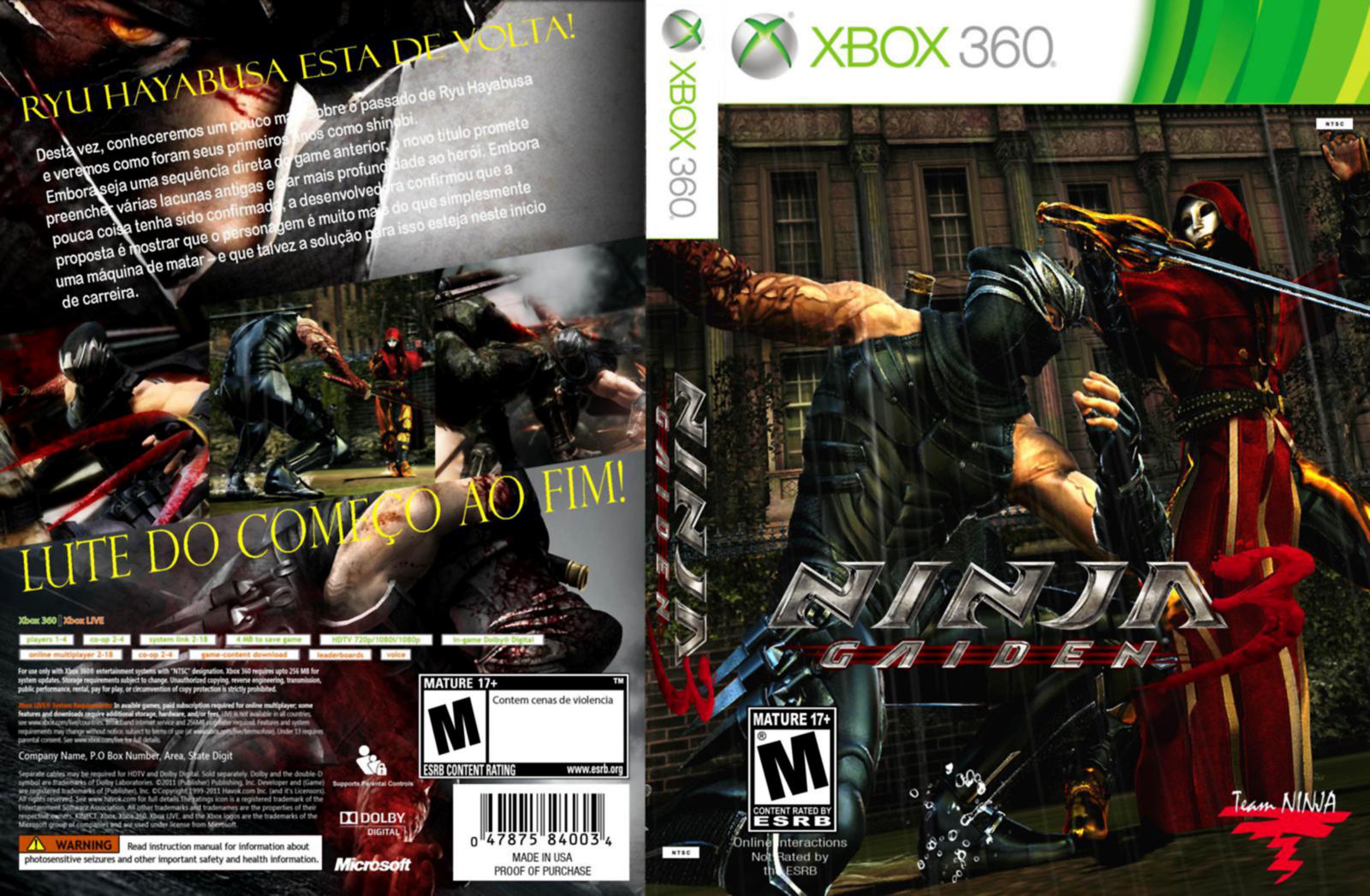 Xbox 360 Ninja Gaiden 3