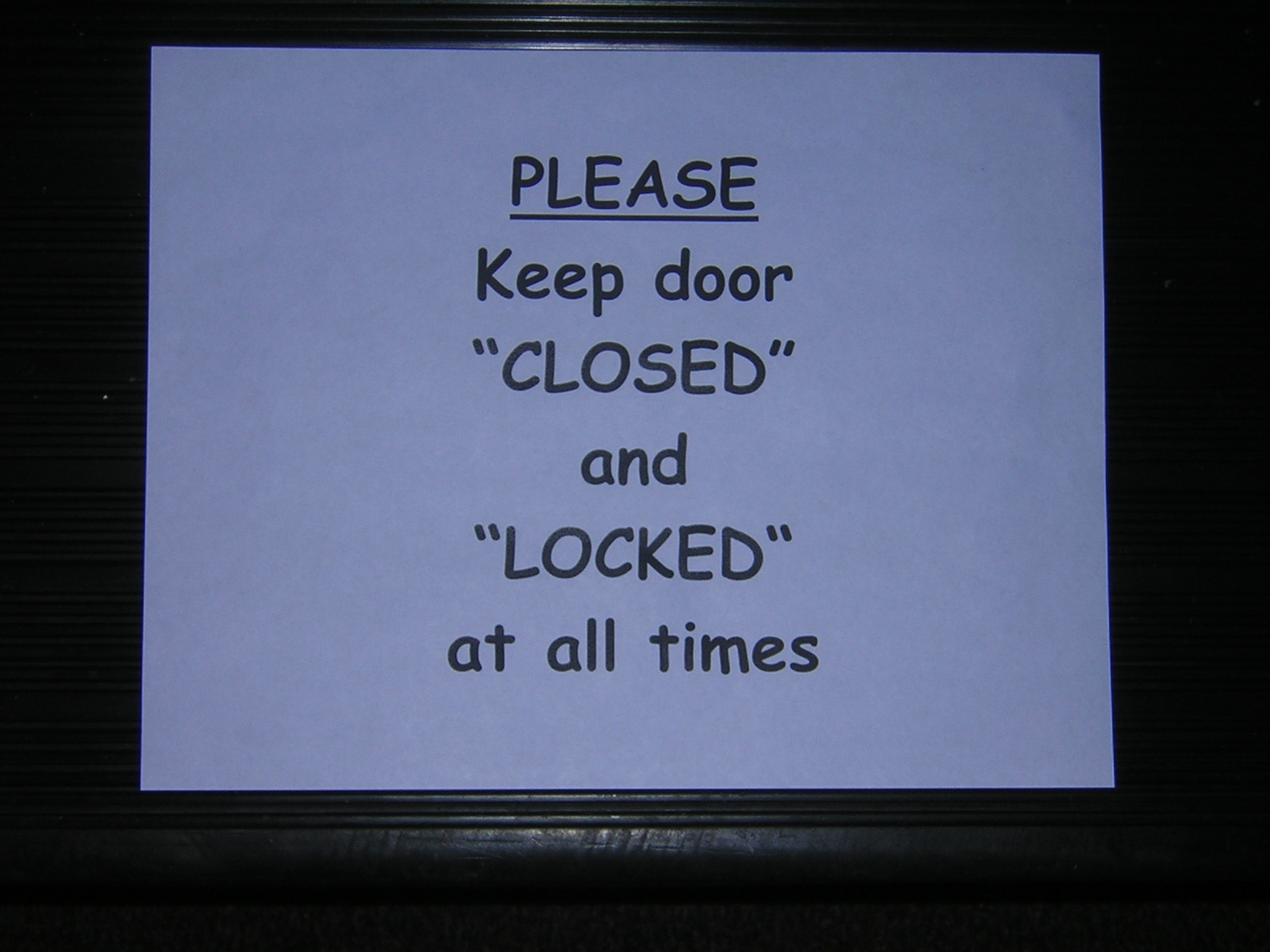 The Blog Of Unnecessary Quotation Marks Keep Door