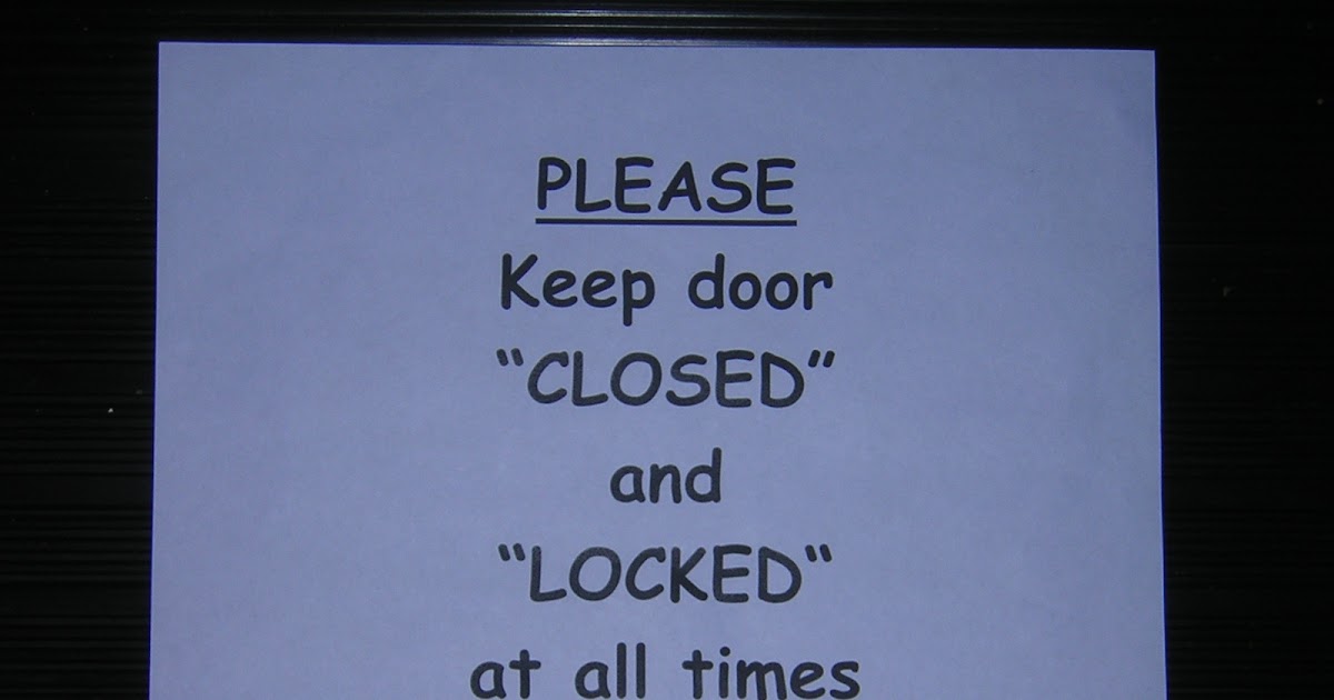 The Blog Of Unnecessary Quotation Marks Keep Door