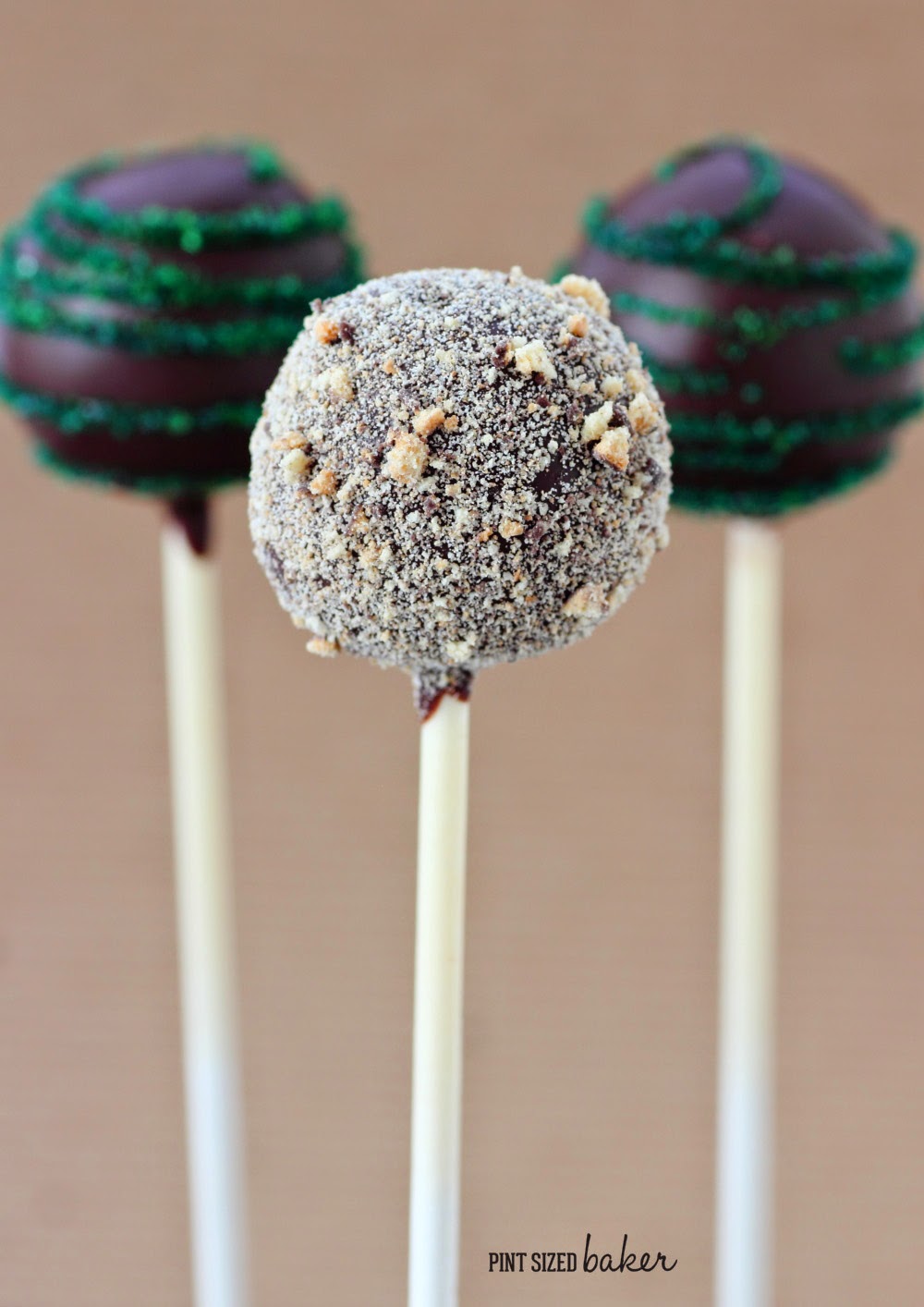 Girl Scout thin mint cake pops 7