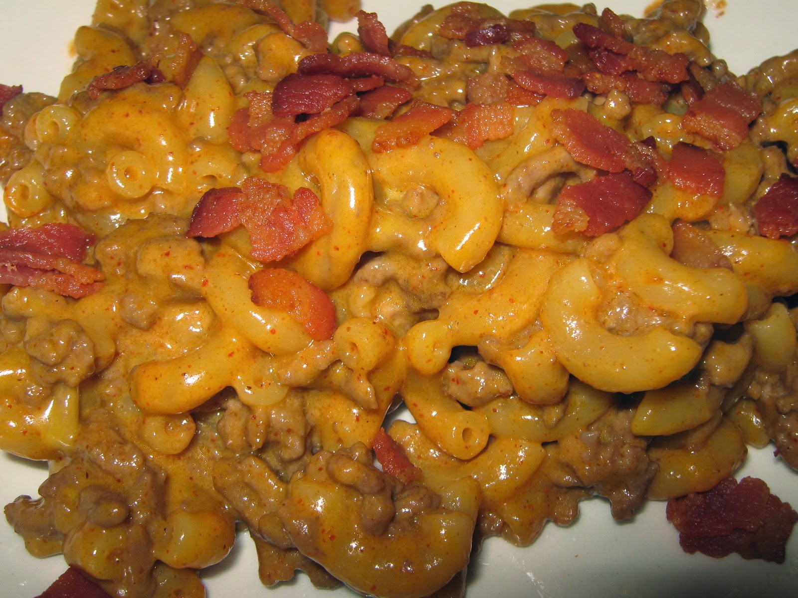 Working Through Naptime: Homemade Bacon Cheeseburger Hamburger Helper