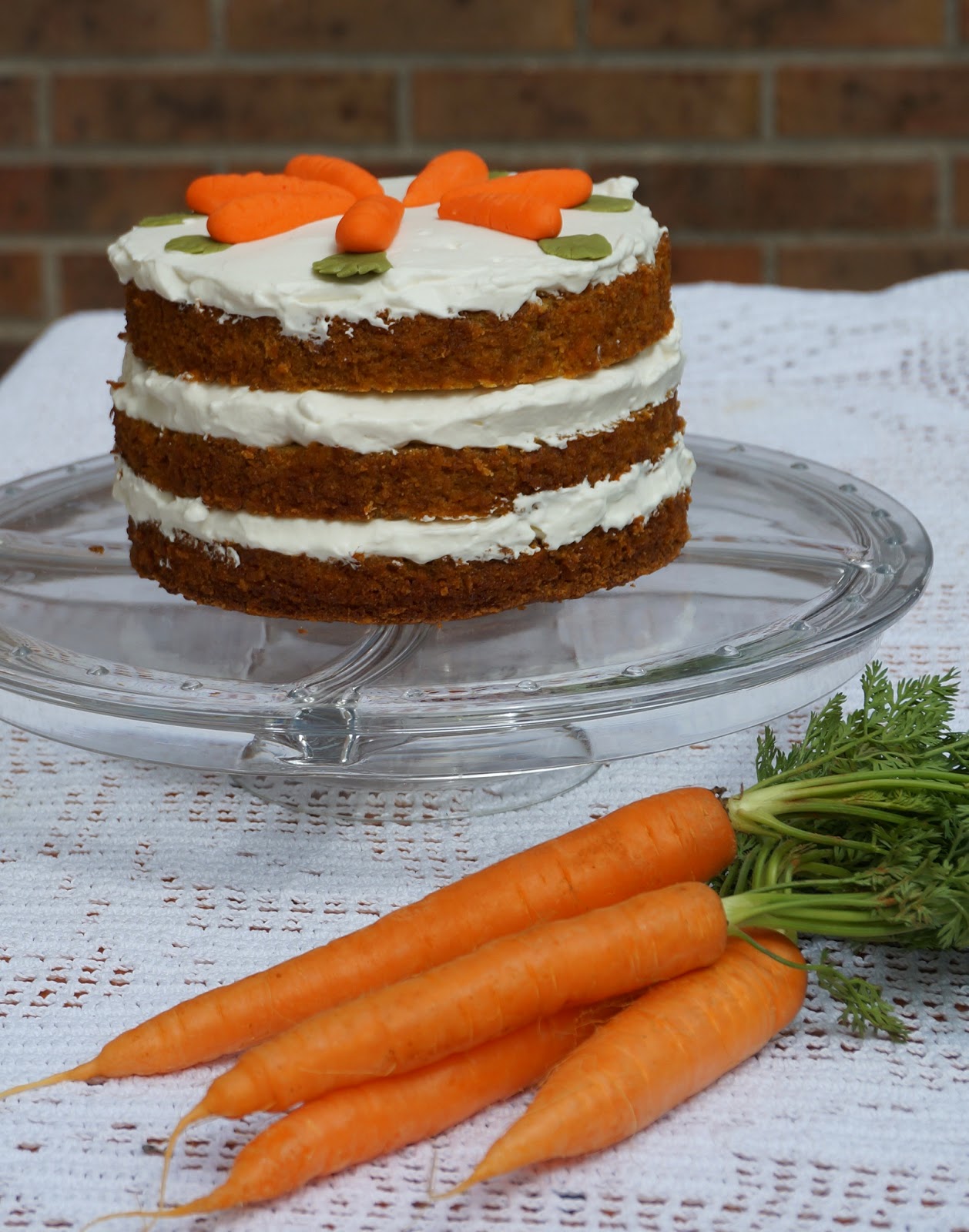 Carrot Naked Cake - Tarta Humeda De Zanahorias Y Piña

