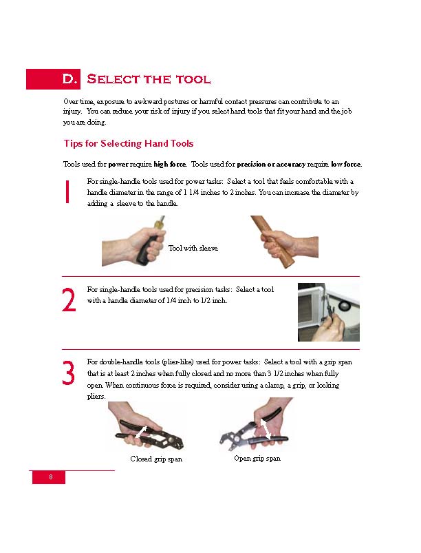 IDES1031 Industrial Design Studio 1 Ebook Guide to selecting hand tools