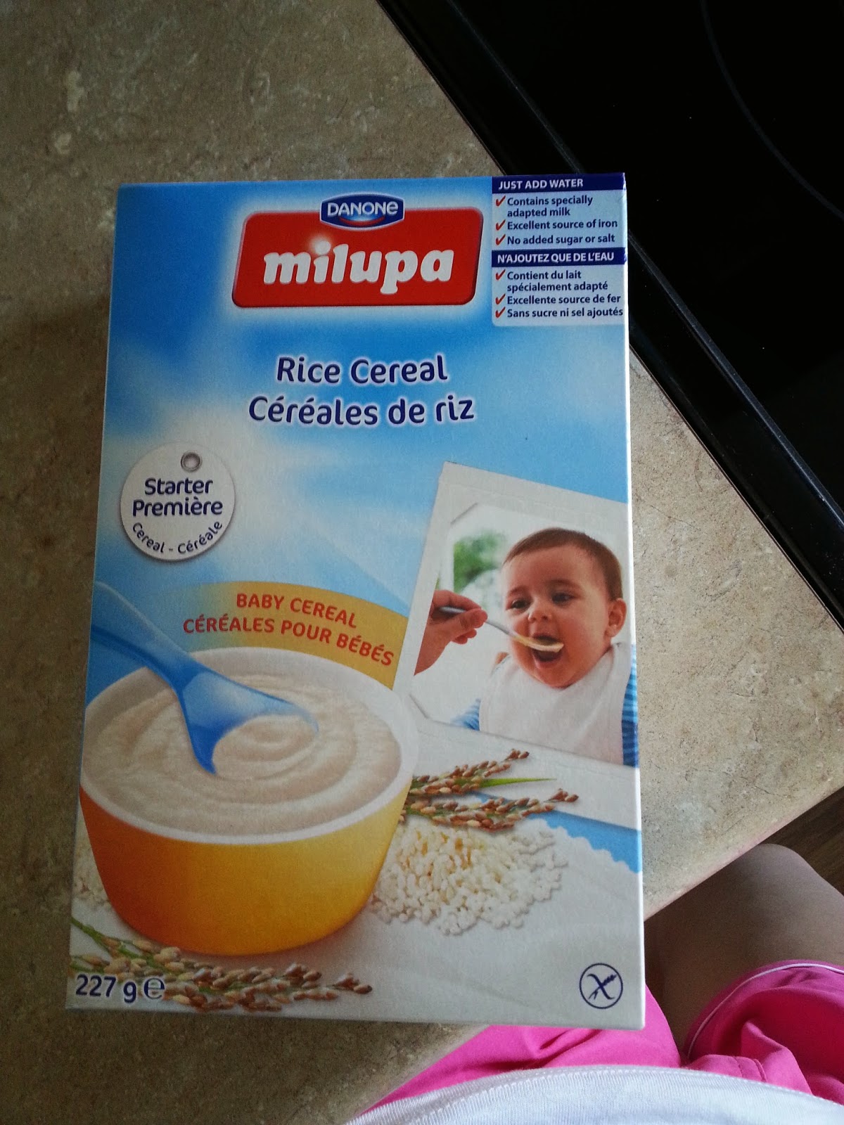 milupa rice cereal starter
