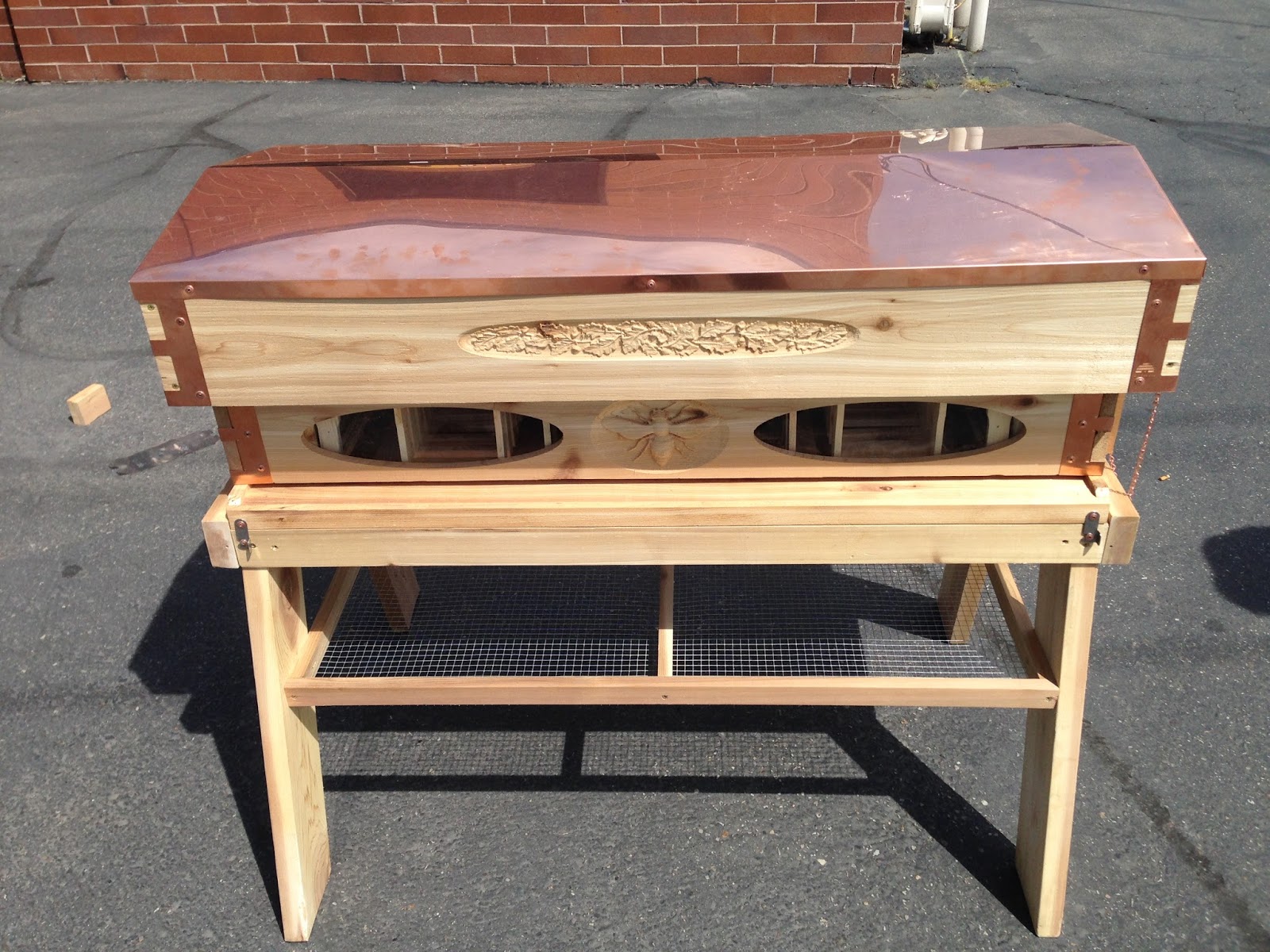 Eco Bee Box Modern Beehives Bees Top Bar Langstroth Beehive