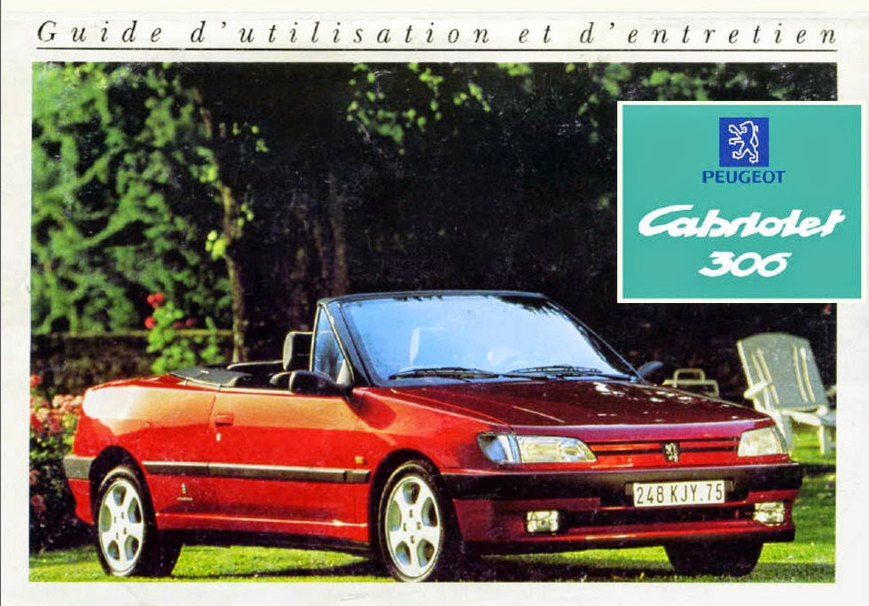 PEUGEOT 306 Cabriolet 03/1994 prospectus 
