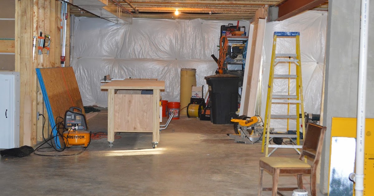 Right up my alley: Our Unfinished Basement Tour And How We Built
