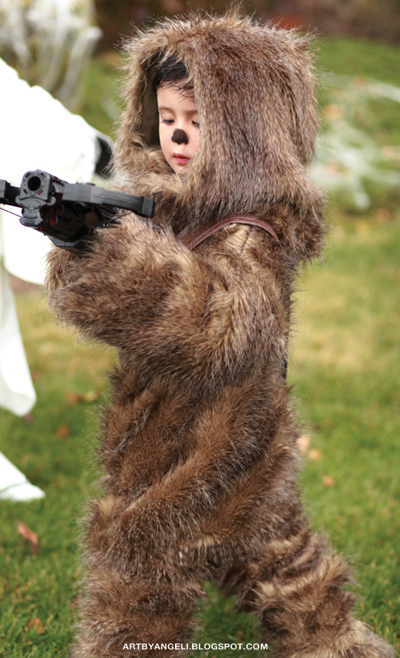 artbyangeli DIY Mini Chewbacca costume