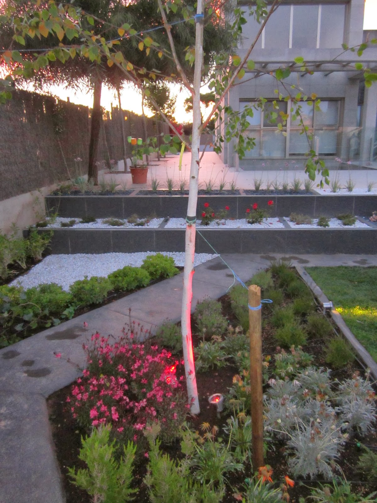 Sendero de hormigón impreso en Jardin | Pavimentos continuos de