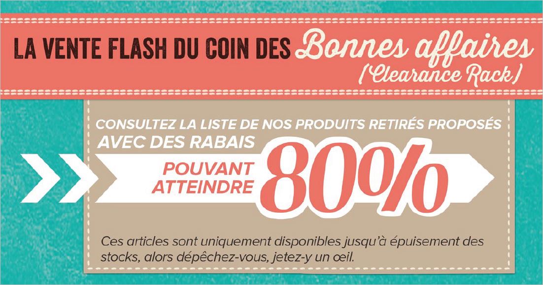 Le coin des bonnes affaires