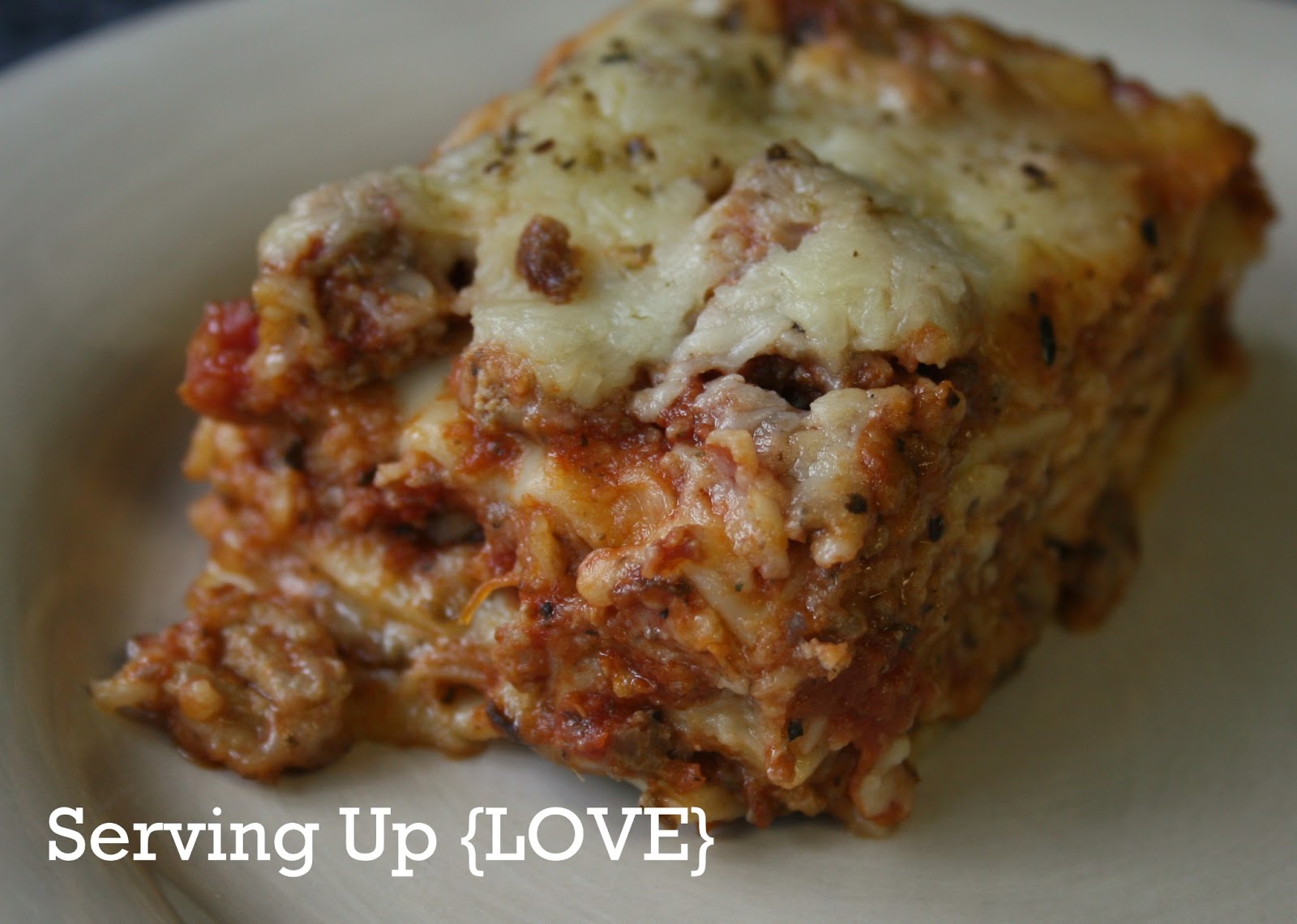 Katherine's Kitchen Serving Up {Pasta} Classic Lasagna