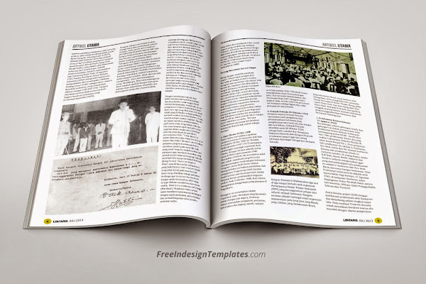 Indesign Simple Magazine Template Indesign Simple Magazine Template