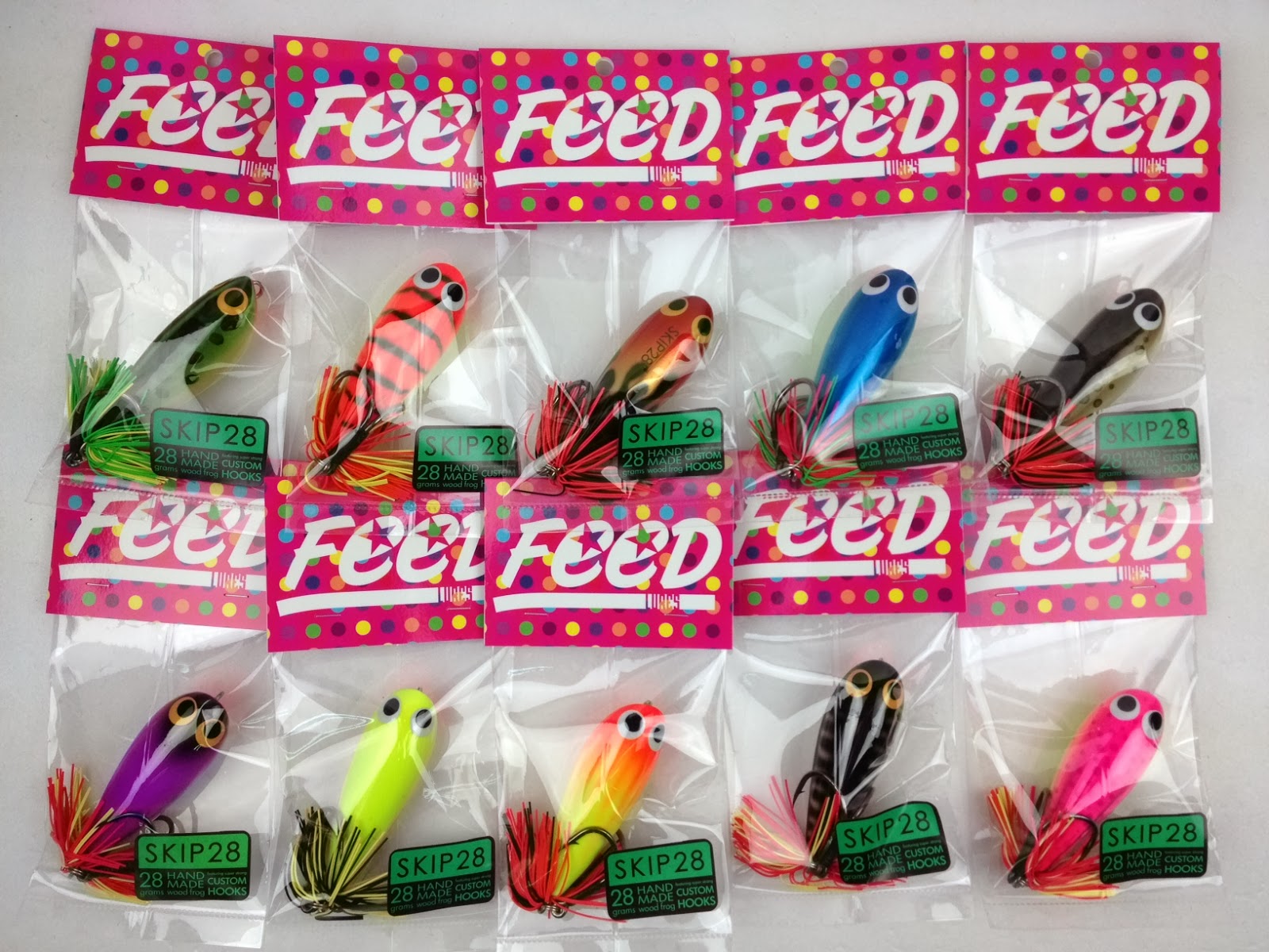 Tackle Source FEED LURES SKIP28 FROG