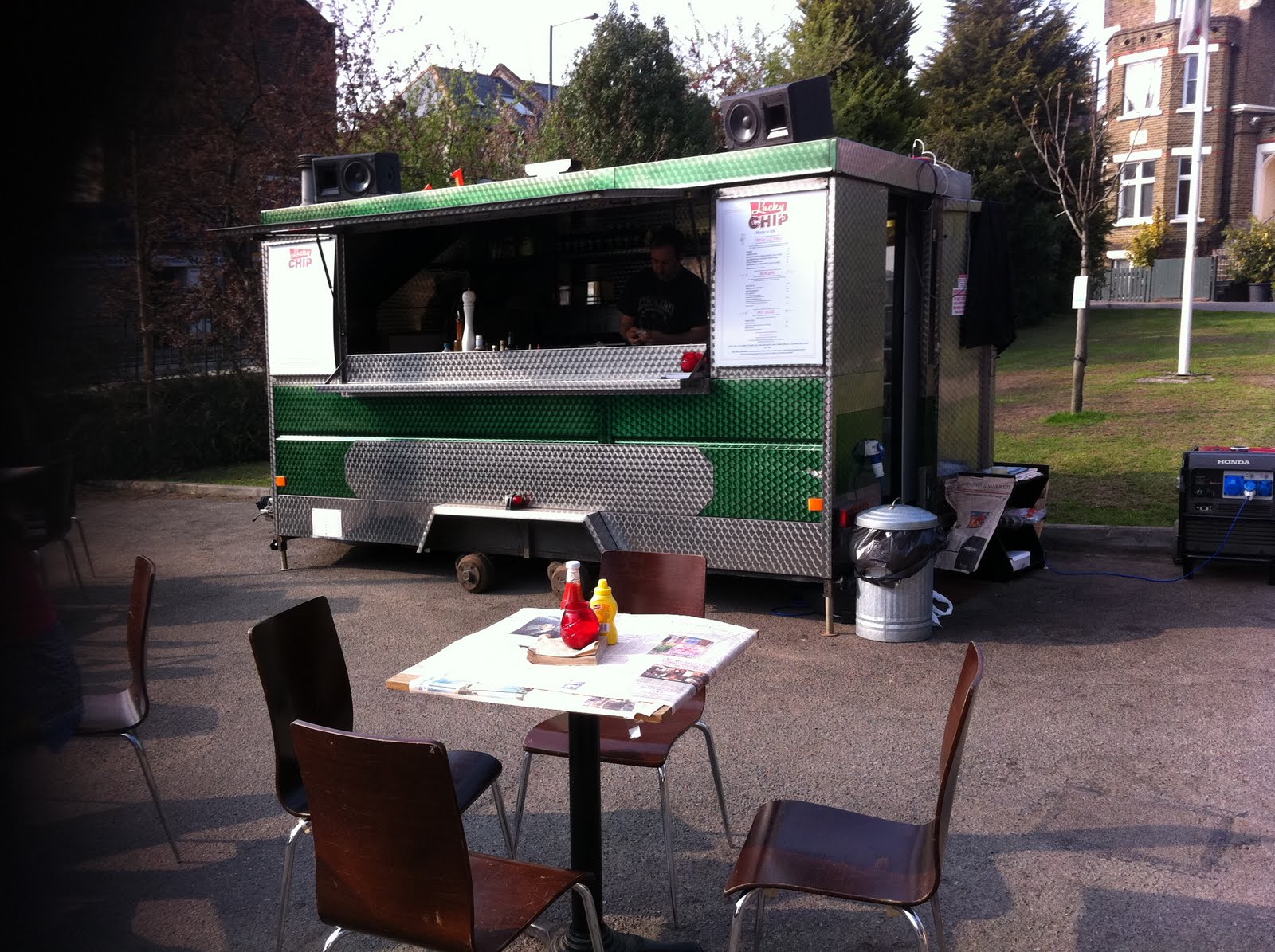 Kensal Rise Lucky Chip burger van