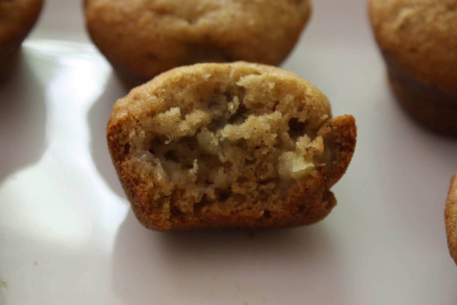 From Scratch Mini Banana Applesauce(?!) Muffins!