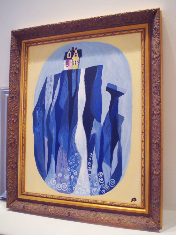 Up Paradise Falls Painting