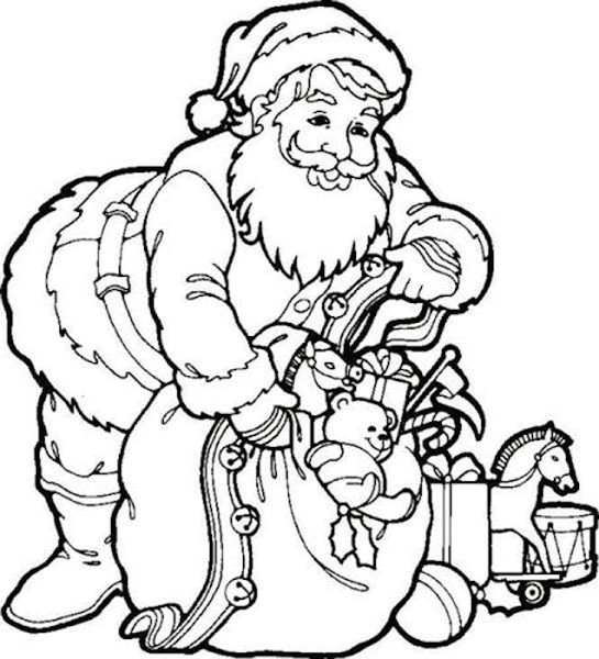 Christmas Santa Claus Coloring Pages