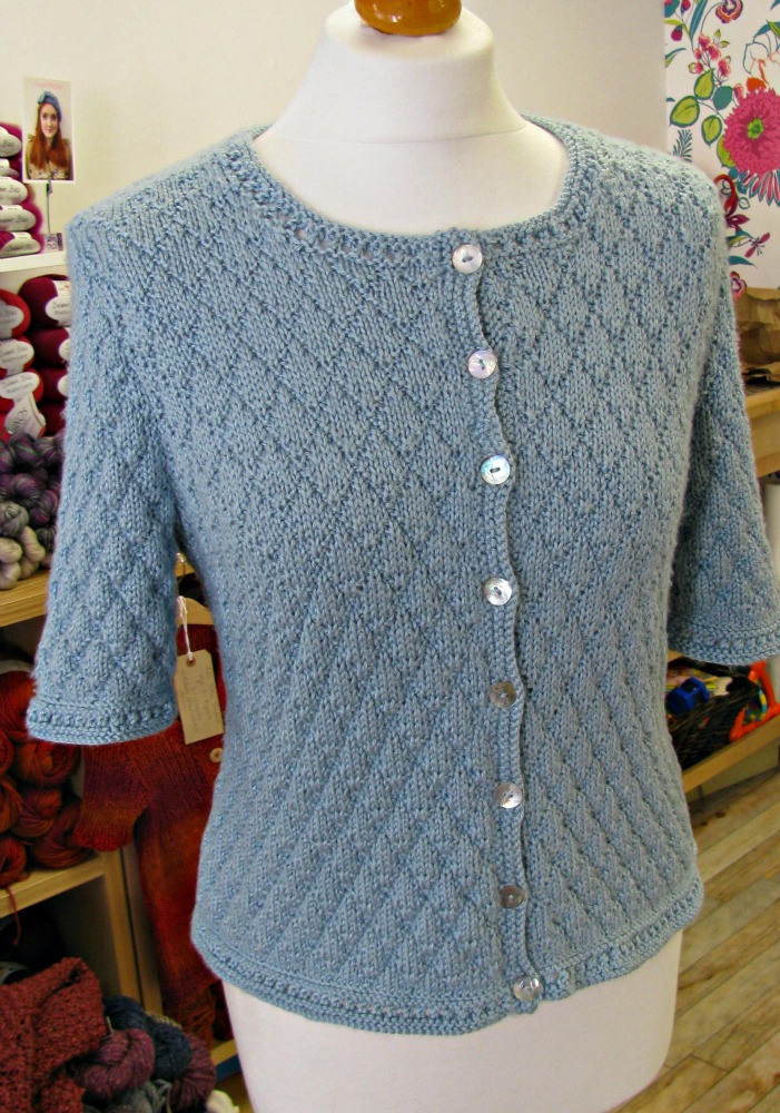 The Woolly Brew silk glorious silk cardigan