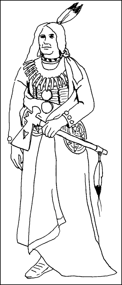 Ausmalbilder zum Ausdrucken: Ausmalbilder Indianer
