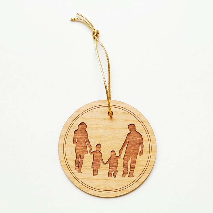 The Parker Project Custom Silhouette Ornaments