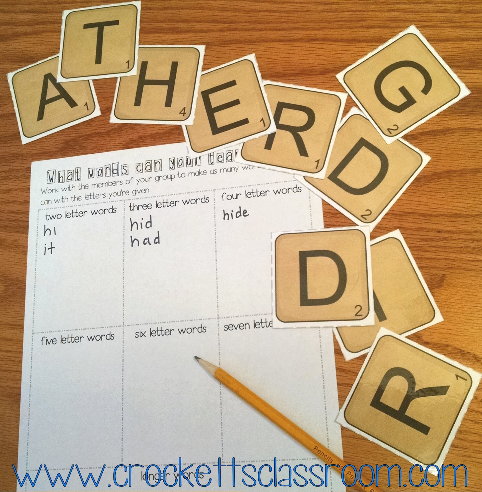 first day tried and true crocketts classroom forever in third grade what is it called when you make a word for each letter in your name