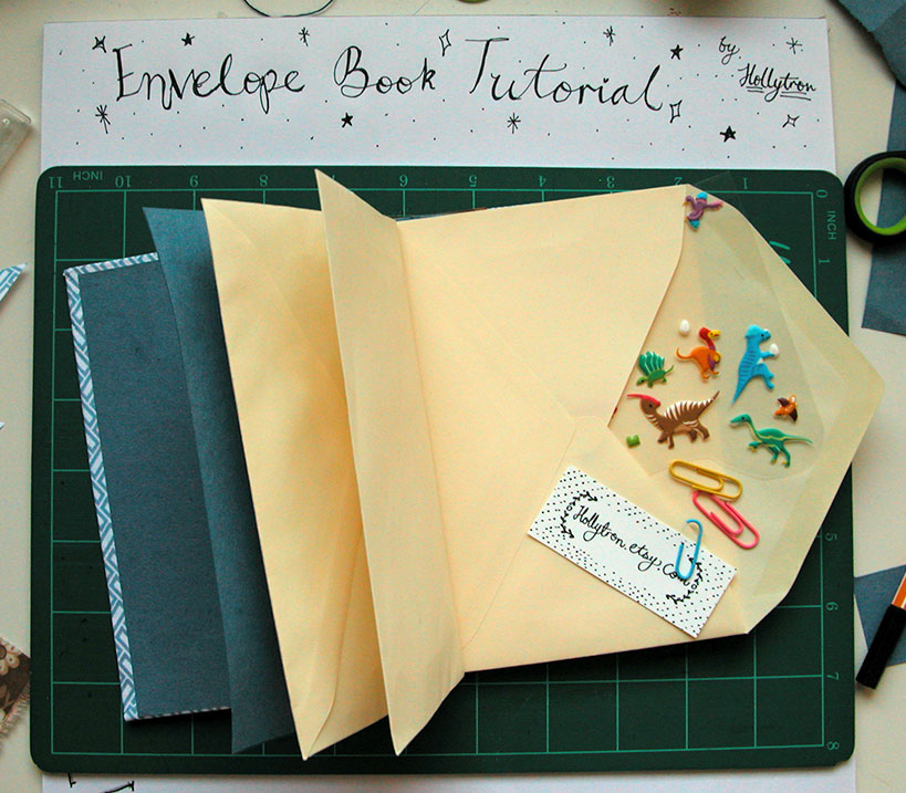 Hollytron Blogs! Tutorial Envelope Book