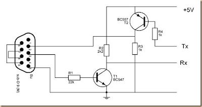  Converter RS232 to Arduino Circuit Diagram