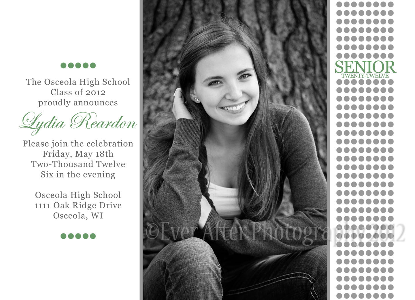senior invitations