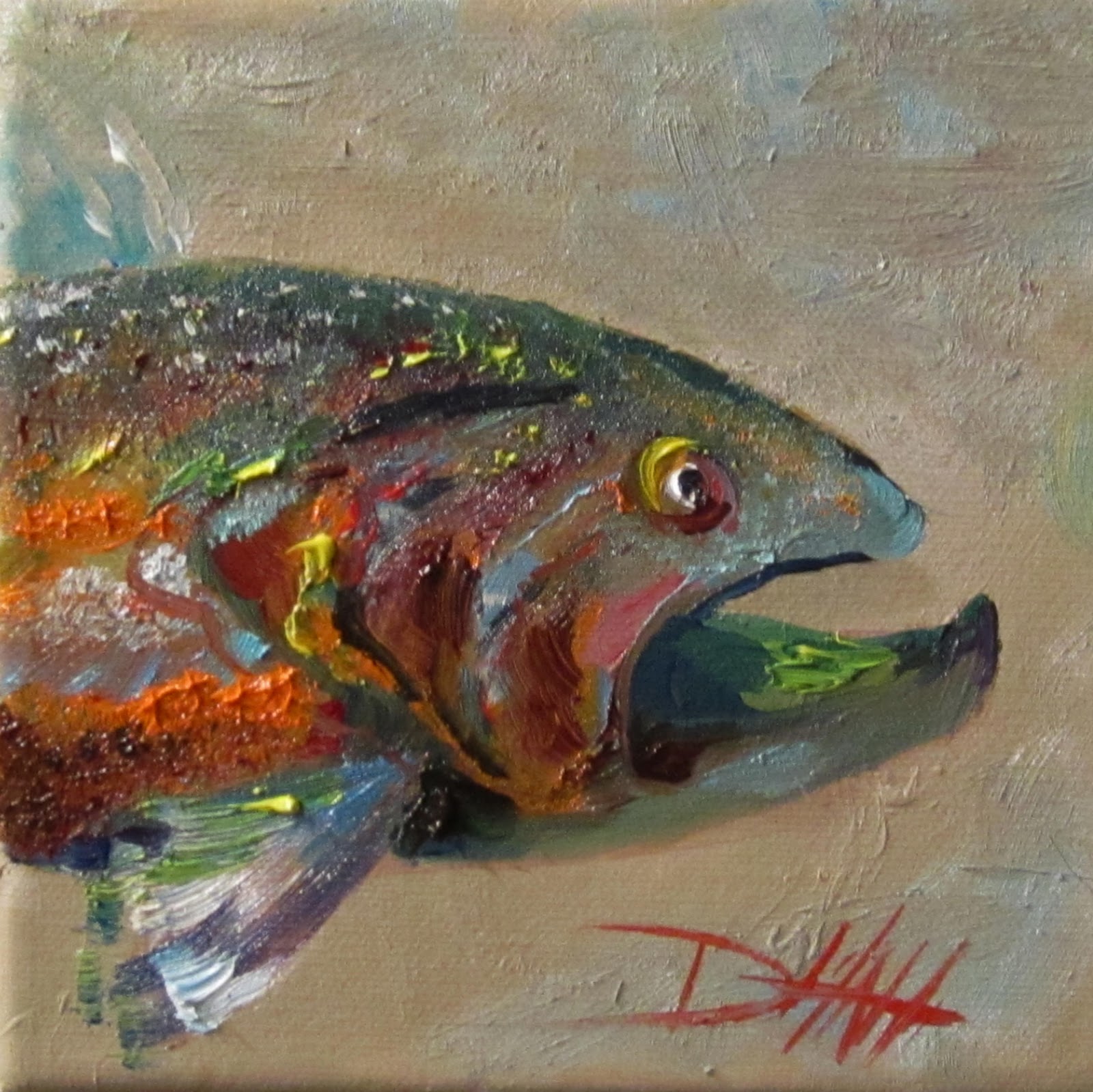 Painting of the Day, Daily Paintings by Delilah Trout Painting