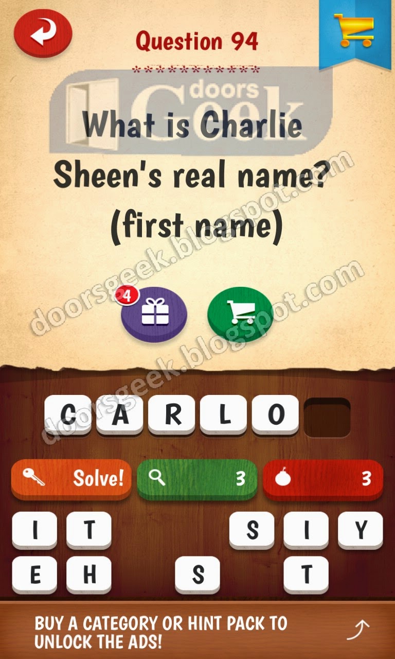 The American Quiz Level 94 Doors Geek