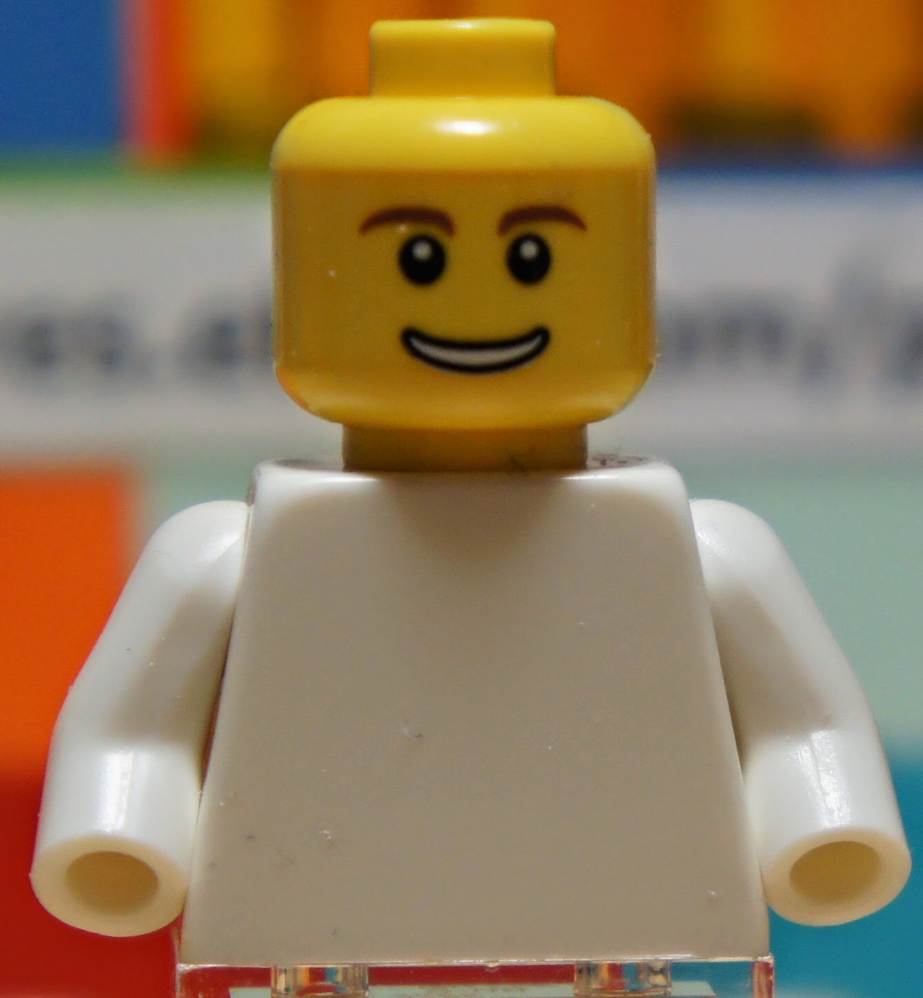LEGO Head Piece HAPPY MAN Wide Smile Face Part for Minifigure eBay