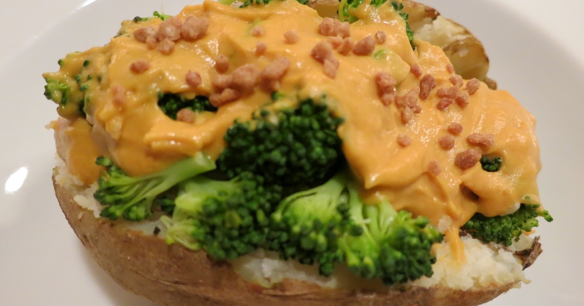 The Veracious Vegan Baked Potato with Broccoli and Cheddar
