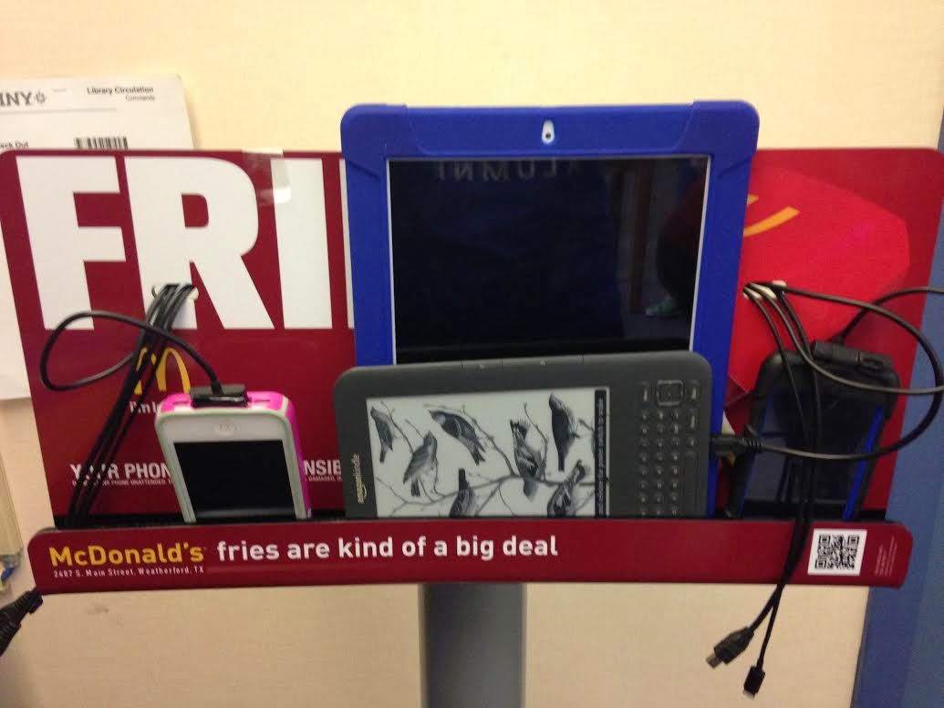 Continuously Learning in the Library Charging Station Added to the Library