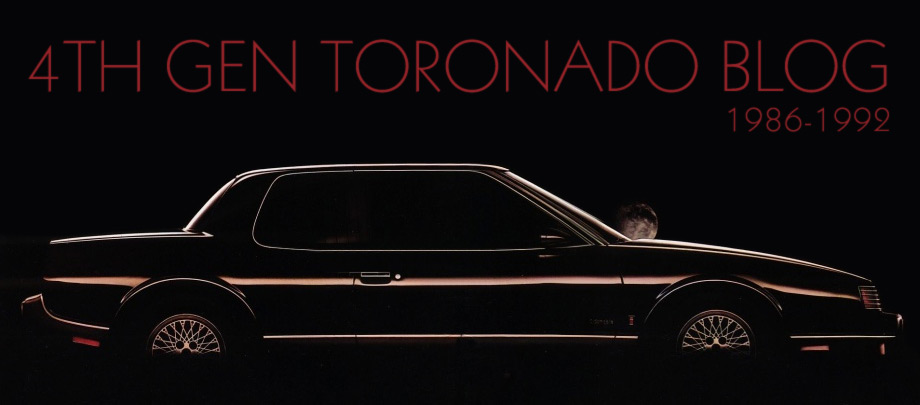 4th Generation Toronado Blog - Oldsmobile Toronado 1986 - 1992