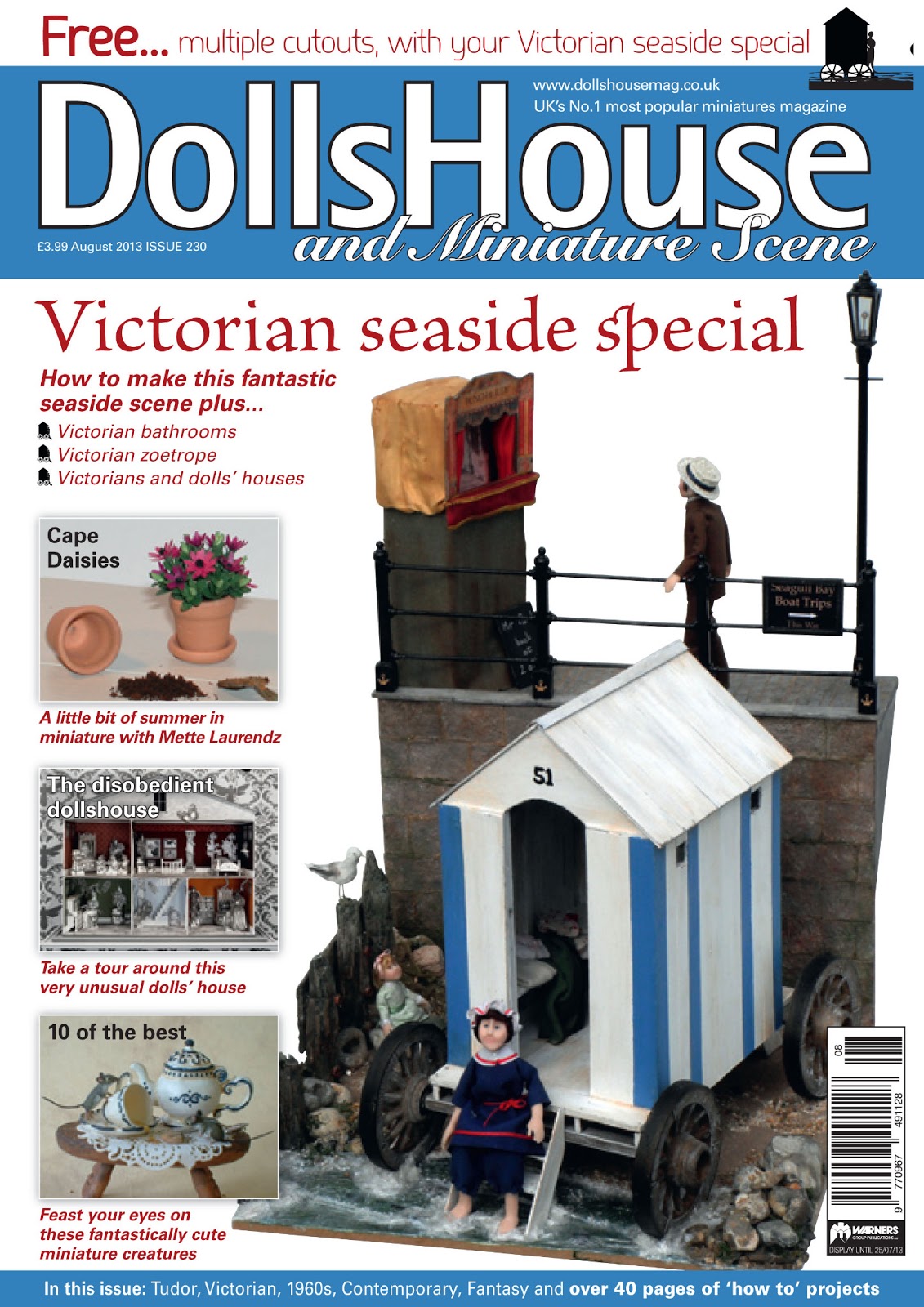 Coombe Crafts Miniature Blog Our Victorian Seaside in Dolls House and Miniature Scene Magazine!!