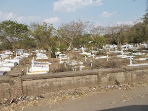Christian graveyard near Daulatabad  army cantonment..