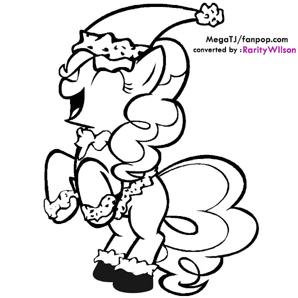 My Little Pony Christmas Coloring Pages