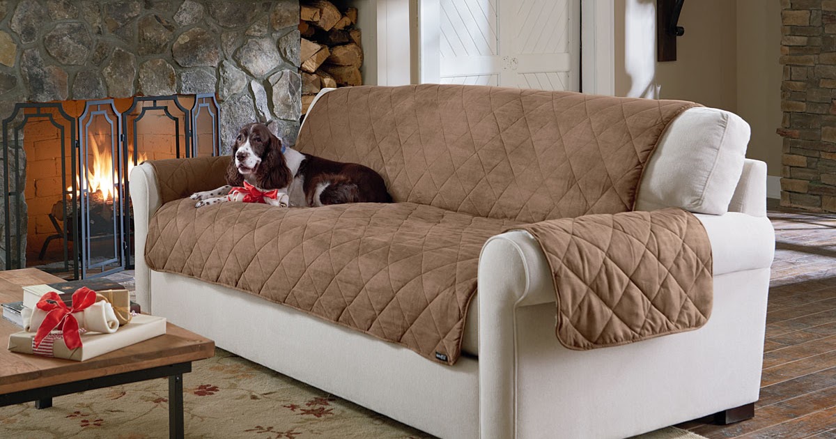 Sure Fit Slipcovers New Arrival Reversible Suede and Sherpa Covers