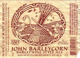 barleycorn john die must brewery brewing mad river beer barleywine brew boy little
