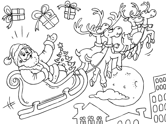 IMAGENES PARA COLOREAR SANTA imagenes para colorear santa:
