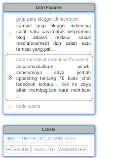 Cara Membuat Bingkai Di Bagian Widget Blog 