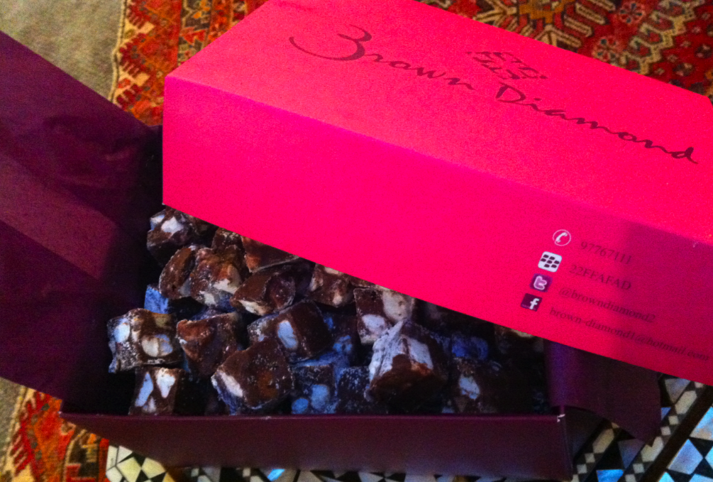 Mashmoom Brown Diamond chocolate , Kuwait