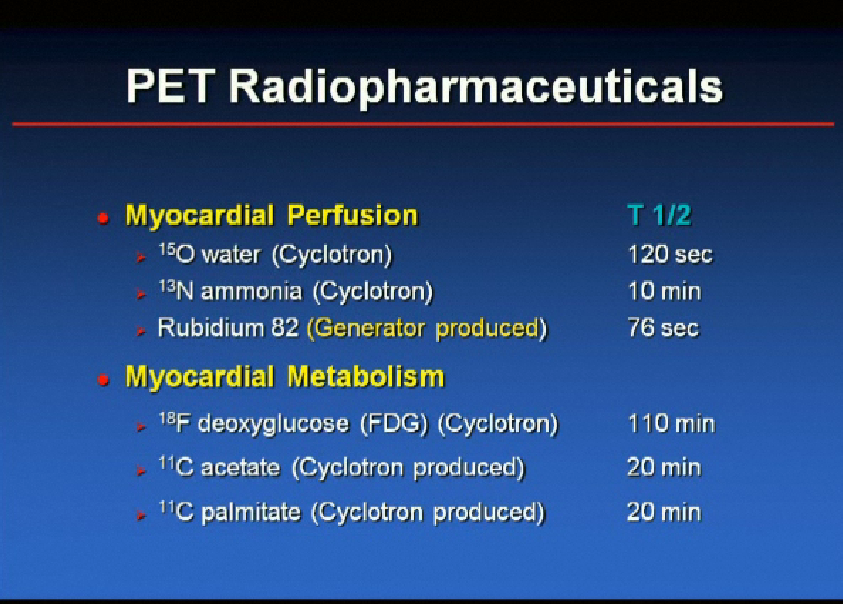 rsna new cardiac SPECT and PET