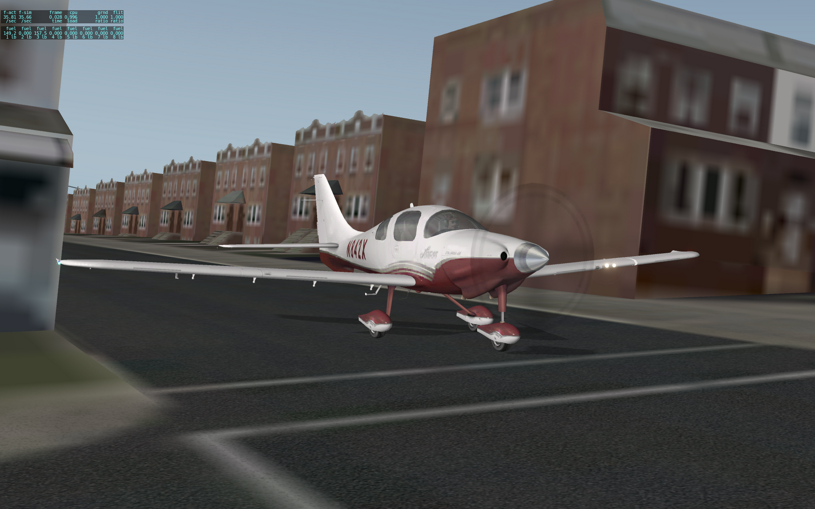 x plane flight simulation