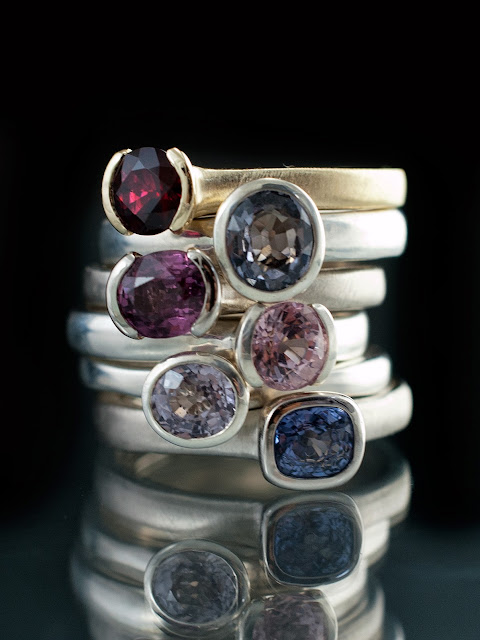 stack of spinel rings