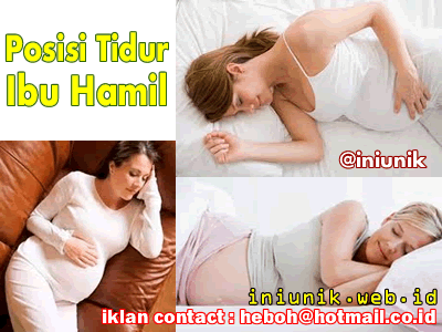 Posisi Tidur Yang Baik Bagi Ibu Hamil - www.iniunik.web.id