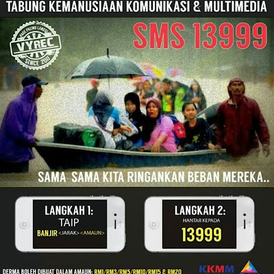 KOLEJ VOKASIONAL LEBUH CATOR IPOH: SUMBANGAN BANGSA BANJIR MELALUI SMS
