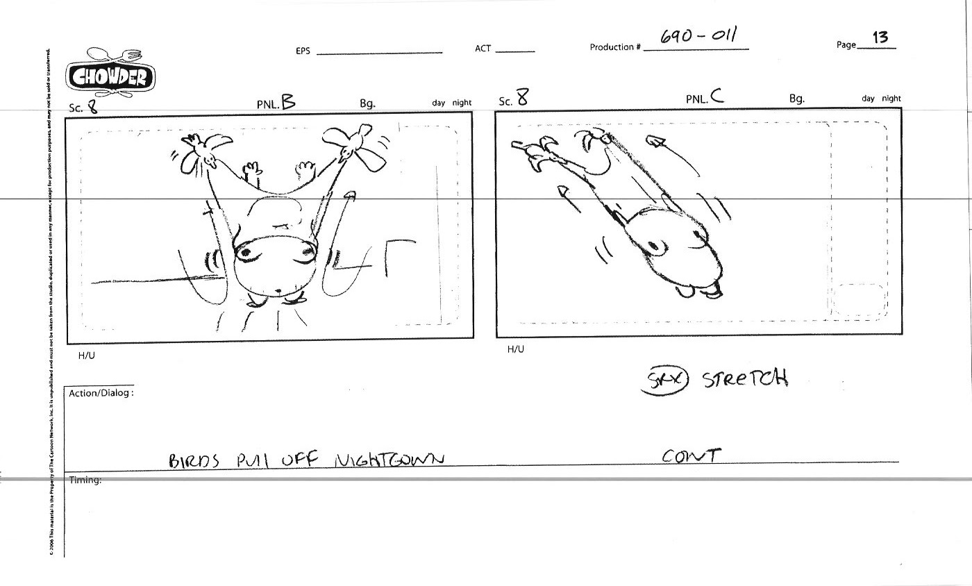 BRETT VARON CHOWDER . (Cartoon Network 2009) Here is a scene from one