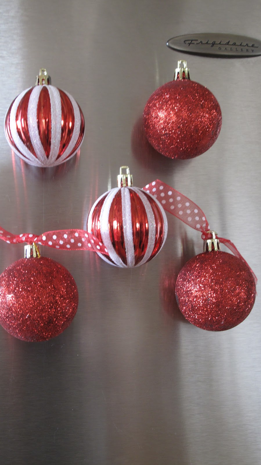 Red Couch Recipes Christmas Ornament Refrigerator