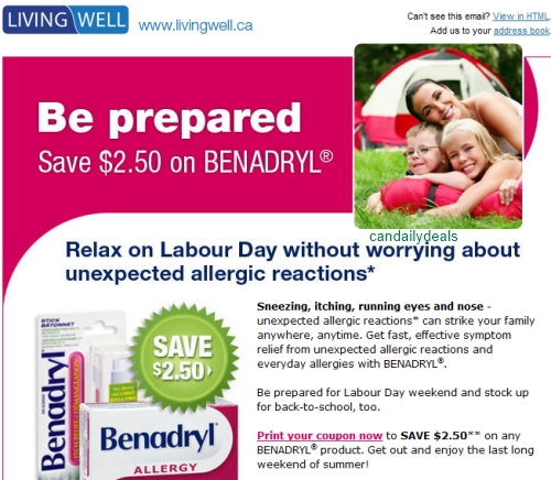 Benadryl Discount